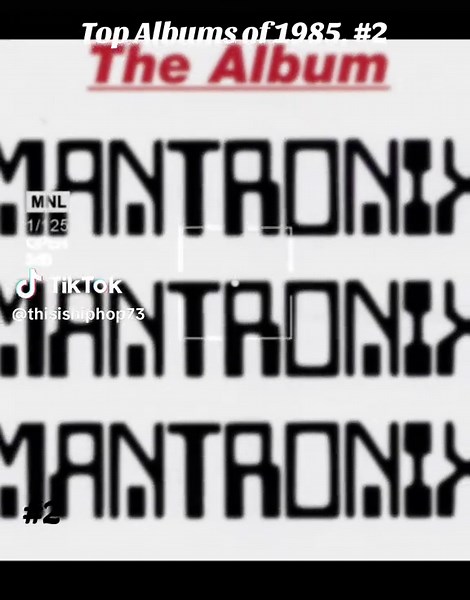 Top 5 Albums of 1985: Mantronix's Electro Masterpiece