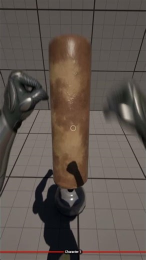 Combat X #ue5 #gamedevelopment #unrealengine5 #workinprogress #punch #bag #fypシ