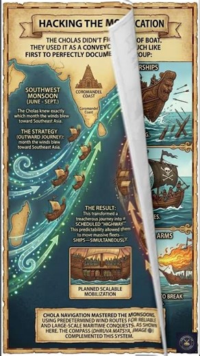 The Chola Navy: India’s 1,000-Year-Old Maritime Superpower 🔱#shorts #shortsfeed #history