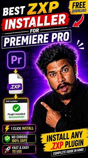 Install ZXP Extensions in Premiere Pro & After Effects #ZXPInstaller #premierepro