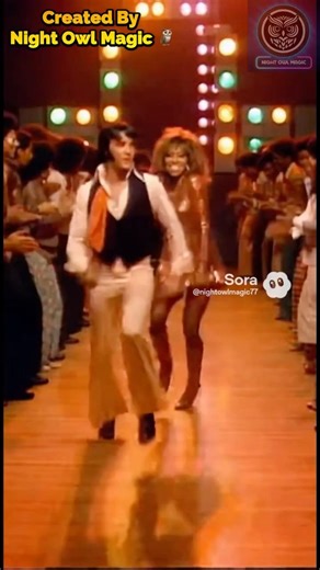Elvis Presley & Tina Turner: Disco Fever (Reimagined Edit) 🦉 #shorts #elvispresley