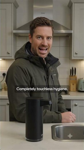 Stop Touching The Soap: Automatic Matte Black Dispenser #ukfoundit