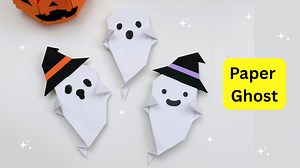 10K views · 74 reactions | [DIY]Origami Ghost/ Paper Crafts For...