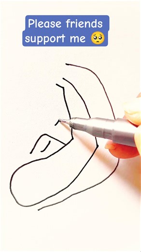 How to draw a Sad human drawing easy l #art #drawdaily