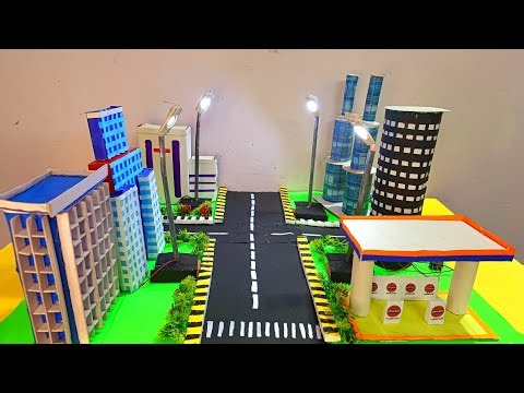 Street Light working model for science project for exhibition | City model | street light project
