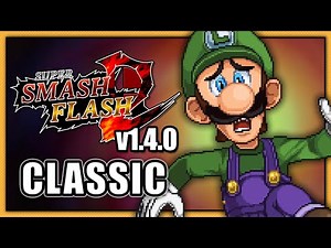 Super Smash Flash 2 (v1.4) - Classic || Luigi