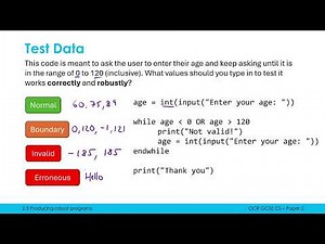 Approaches to Testing: Iterative/Terminal, Use of Test Data, and Test Plans
