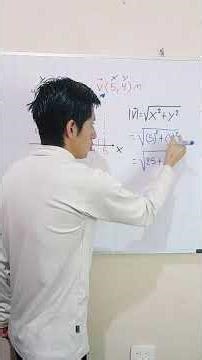 Módulo del siguiente vector #modulodeunvector #vectores #matematicas #módulos