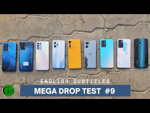 Drop Test - Redmi Note 11 Pro Plus vs Realme 9 Pro vs Realme 9 Pro Plus vs Xiaomi 11i vs Nord CE2