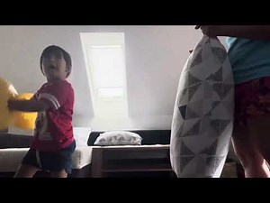 Boxing training for toddler