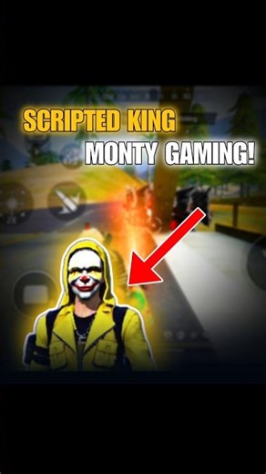 SCRIPTED KING MONTY BHAI 😱 #montygaming #shorts #viral #freefire