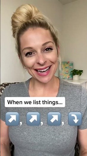 Rising Intonation when Listing ↗️ | Improve your English Pronunciation