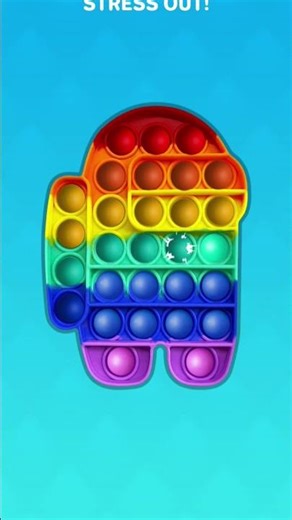 Satisfying Rainbow Pop It! 🌈✨ #Shorts