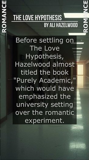 Is Love Just a Hypothesis? The Love Hypothesis by Ali Hazelwood