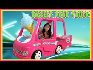 Pretend Play Food Truck with Ryan's Toy Review inspired ( World Best Food Truck )