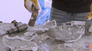 The last process when casting something in bronze is the pouring of the molten bronze. Here is Austin and Frank at Betz Art Foundry pouring a casting of Austin's face. Watch the full process on our YouTube Channel. https://youtu.be/QvUZ9ArV2_I | Weld.com