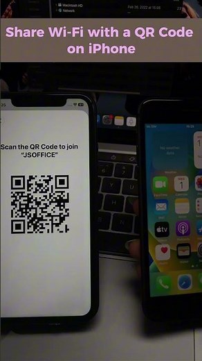 How to Share Wi-Fi Password on iPhone [QR Code]