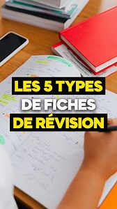 10K views · 310 reactions | Les 5 types de fiches de révision  | Être étudiant | Facebook