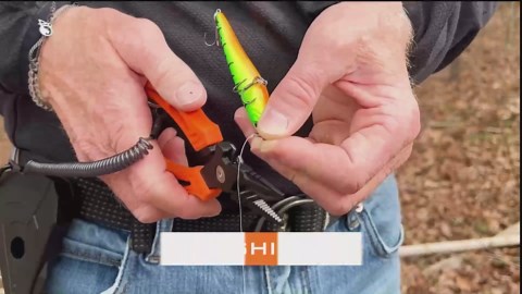 KastKing 6-inch Fishing Pliers and Fillet Knife, 6" Split Ring Nose Plier and 7" Fillet Knife, Orange