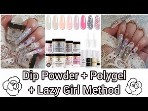 SAVILAND Dip Powder|Polygel Tutorial|Lazy Girl Method Tutorial| How to make your own Polygel at home