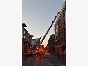 Smoke Seen For Miles As IFD Responds To Downtown Building Fire
