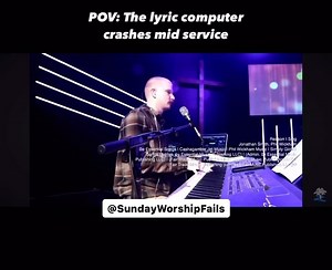 Sunday Worship Fails & Memes | Worship Leader forgot the words to the song! 😬🤣 Video by @silas.sproul . Send us your Sunday Worship Fails & Memes! . #church #churchmemes... | Instagram