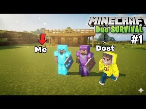 🔥 Minecraft Duo Survival with Ujjwal Gamer | Epic Adventure Begins!