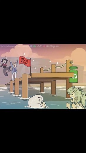 TLT - New dock part 2🐠🔨🚩#thelittletrashmaid #tlt #trashmaid #mermaid #comic #savetheplanet