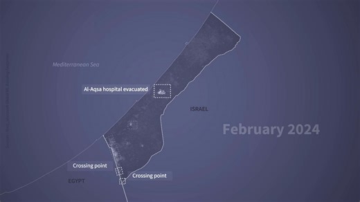 ANIMATED MAP: The Gaza Strip, a territory plunged into darkness