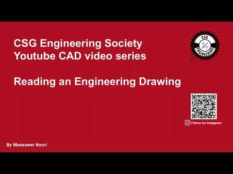 Reading Engineering Drawings – Part 1 | CSG Engineering Society