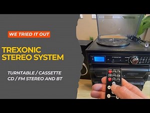 Trexonic 3-Speed Turntable with CD Player and Cassette - We tried it out!