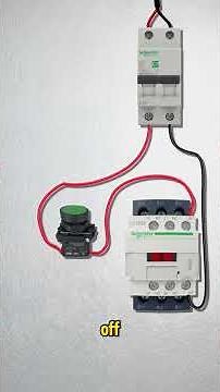 How to Wire a Contactor Latching Circuit | Easy Motor Start Stop Wiring Explained
