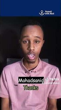 "Basic Sentences in the Somali language! #somalilanguageforbeginners #Somaliwithabzi