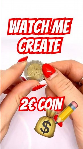 Easiest way to draw 2EURO🖊️🪙 #drawing #easydrawing #fastdraw