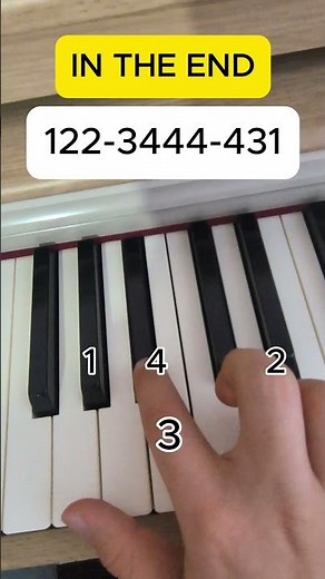 In the End Piano Tutorial | Easy & Slow | Learn Step by Step