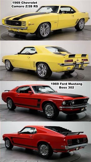 Camaro or Mustang? Which 1969 beast are you choosing?