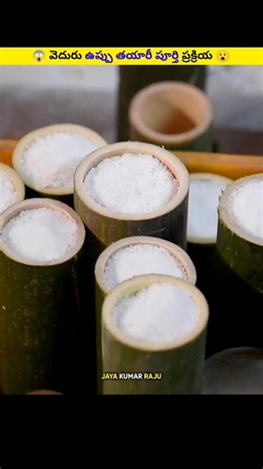 How Traditional Korean Bamboo Salt Is Manufactured | వెదురు ఉప్పు తయారీ పూర్తి ప్రక్రియ 😱😮