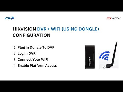 HOW TO SETUP HIKVISION DVR + WIFI USING DONGLE 2024