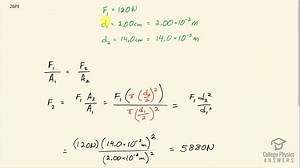 OpenStax College Physics Solution, Chapter 11, Problem 26 (Problems and Exercises)