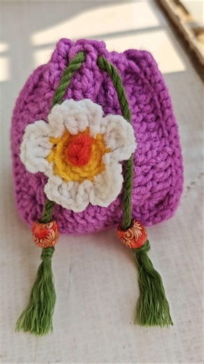 Handmade crochet earpods pouch #crochet