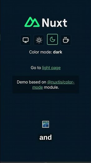 Dark Mode Made Easy With This Nuxt3 Module #nuxt3 #nuxtjs #frontenddevelopment