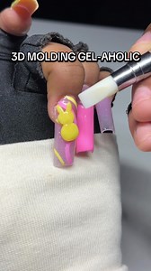 3D Molding Gel Nail Art Tutorial - AHOLIC