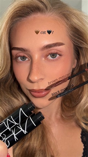 Brown mascara 🤎 Or Black Mascara 🖤 @lenkalul