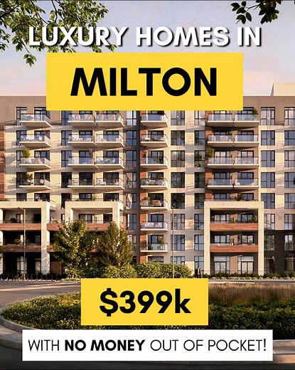 Milton Condos Starting from the $300s — Live in One of Canada’s Fastest-Growing Cities. Milton is booming — and this new release gives first-time buyers a real chance to get in early with incredible incentives. ✨ Top Reasons to Buy: • Starting from the low $300s • Up to $50,000 in government rebates for first-time buyers • Premium interiors & modern layouts • Minutes to Milton GO Station • Fast access to Hwy 401 • Close to new schools, parks & the upcoming Milton Education Village • A rapidly gr