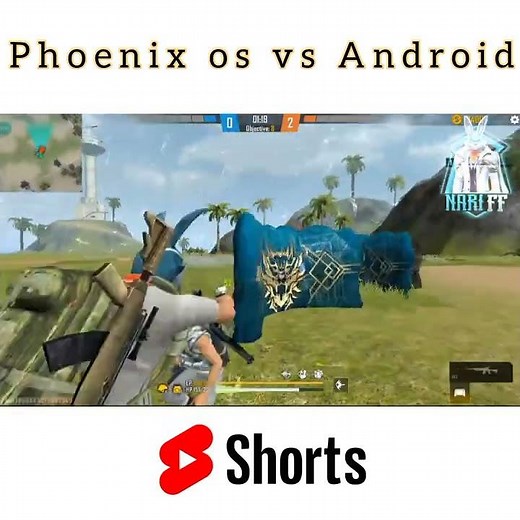 Phoenix os vs Android 💥| #freefire #phoenixos #nariff #freefirewhatsappstatus #shorts #ytshorts