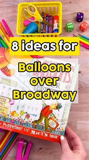 Angie Olson | Lucky Little Learners on Instagram: "💾SAVE this post- here’s 8️⃣ teacher activities for Balloons Over Broadway! Swipe right to check them out ➡️ Comment BALLOONS and I’ll send you a DM to grab them for your classroom. ⬇️ #luckylittlelearners #thanksgiving #balloonsoverbroadway #teacherideas #classroomideas"