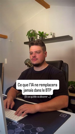 L’IA ne montera jamais une cloison dans le BTP … 👀