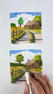 How To Draw Realistic Tree #drawingtutorial #pencildrawing #landscape #howtodraw