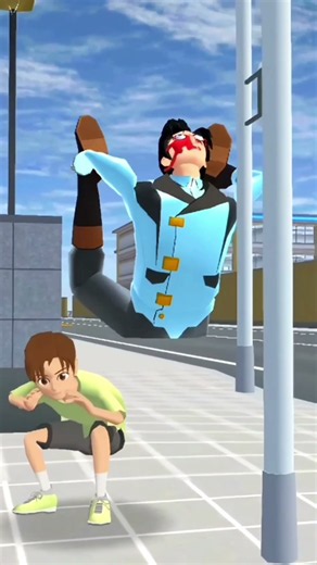 The yuta is trying to hide from a ghost! #sakuraschoolsimulator #サクラスクールシミュレーター #shorts #trending