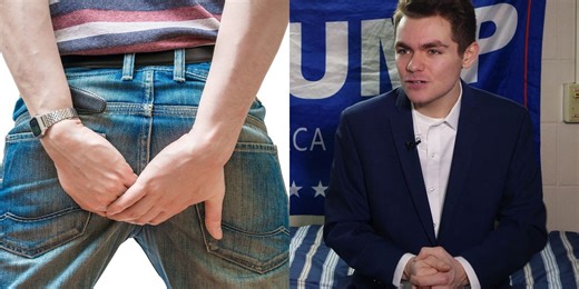 The internet is roasting neo-Nazi Nick Fuentes for allegedly pooping his pants & we're cackling
